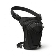 66BHP x Vantora ARC 4-in-1 Thigh Bag Black Riding Leg Bag for Motorcycle Touring