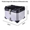 LGP 45L aluminium motorcycle top box Type X
