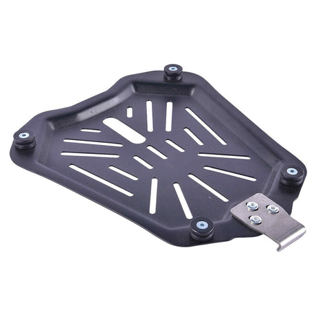 LGP 45L gray aluminum motorcycle top box with backrest

