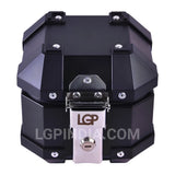 LGP 5L aluminum motorcycle top box black silver

