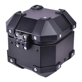 LGP 5L aluminum motorcycle top box black silver

