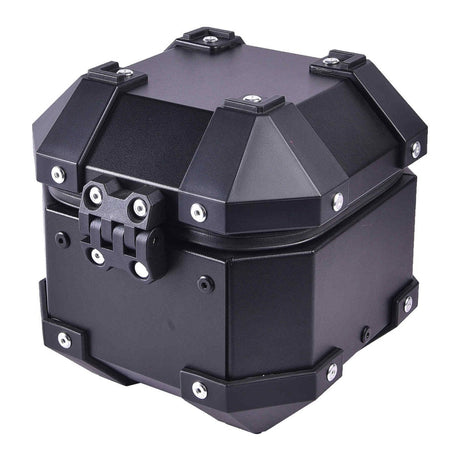 LGP 5L aluminum motorcycle top box black silver

