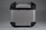 Moto Vanguard 45L silver aluminum motorcycle top box