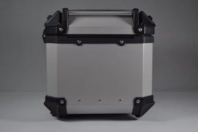 Moto Vanguard 45L silver aluminum motorcycle top box