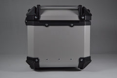Moto Vanguard 45L silver aluminum motorcycle top box