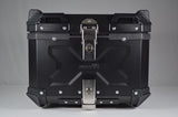 Moto Vanguard 45L black aluminum motorcycle top box