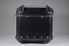 Moto Vanguard 45L black aluminum motorcycle top box