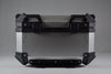 Moto Vanguard 35L silver aluminum motorcycle top box