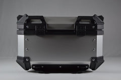Moto Vanguard 35L silver aluminum motorcycle top box