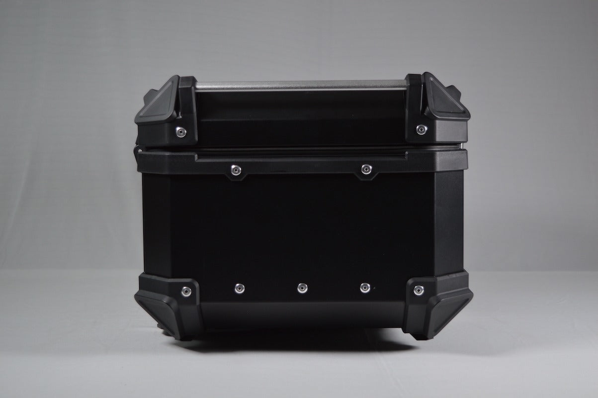 Moto Vanguard 35L black aluminum motorcycle top box