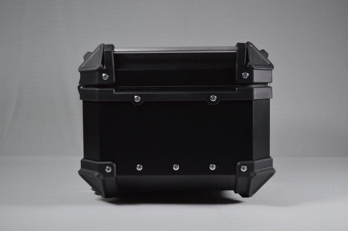 Moto Vanguard 35L black aluminum motorcycle top box