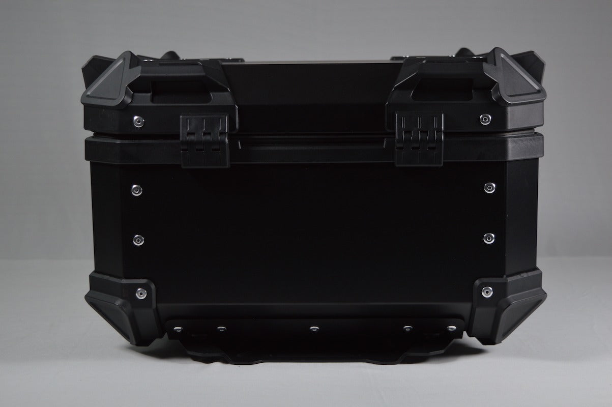 Moto Vanguard 35L black aluminum motorcycle top box