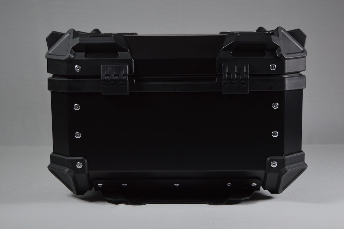 Moto Vanguard 35L black aluminum motorcycle top box
