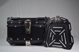 Moto Vanguard 35L black aluminum motorcycle top box