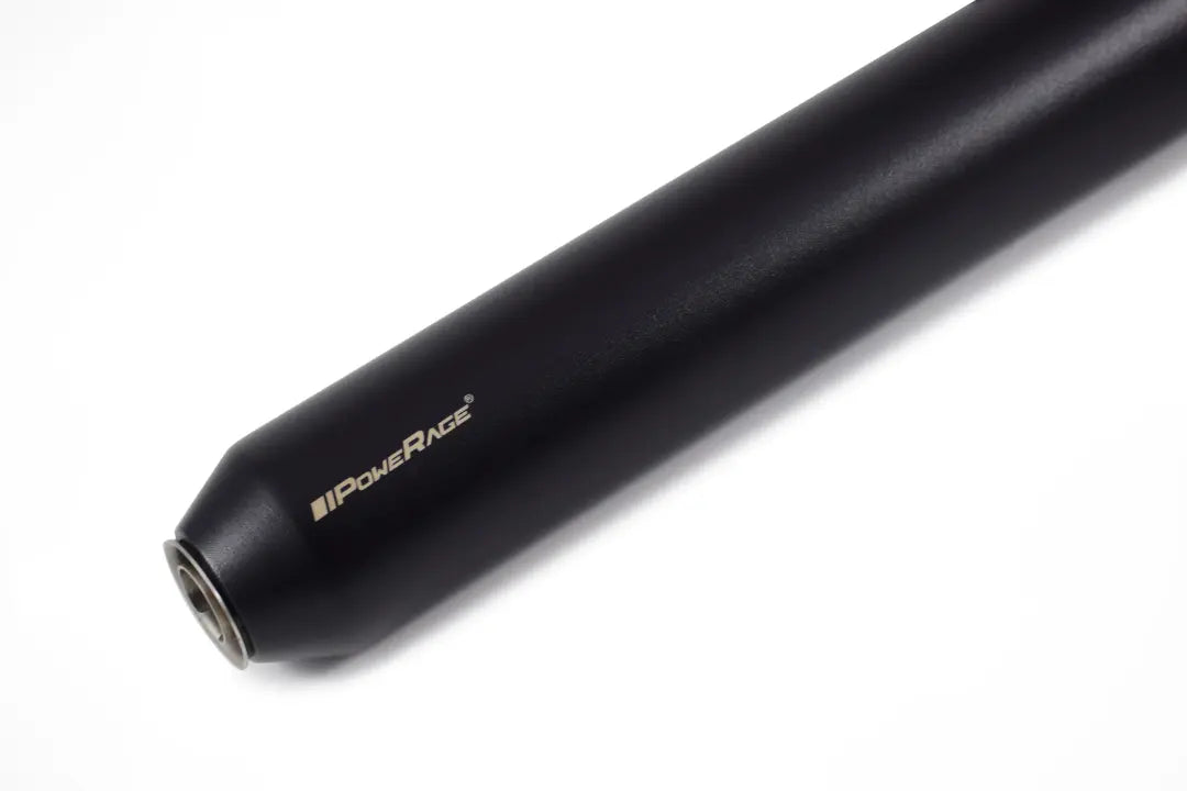 Powerage Black Long Slip-On Exhaust for Royal Enfield 350 500 Stainless Steel Performance Exhaust