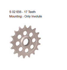 Brass Chain and Sprocket Kit 17T 42T for TVS Apache RR 310 KIT NXRC 320