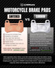 CRANK1 CFB744 carbon front brake pads for Aprilia RSV4 2015-2020