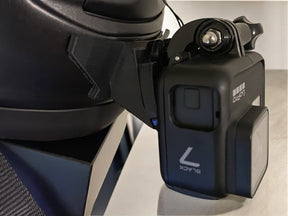 Moto Vibe India Arai Quantum X chin mount for GoPro and Insta360 action cameras