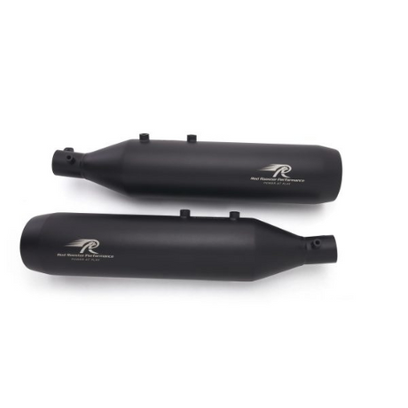 Red Rooster Astral Black Matte Exhaust for Royal Enfield Super Meteor 650