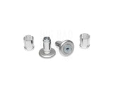 Barkbusters Silver Aluminium Bar End Grip Protectors for Motorcycles