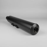Barrel Exhaust-35 Bass Master exhaust for Royal Enfield Meteor 350 Classic 350 Reborn Goan Classic available in black and silver