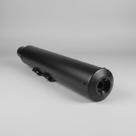 Barrel Exhaust-35 Bass Master exhaust for Royal Enfield Meteor 350 Classic 350 Reborn Goan Classic available in black and silver