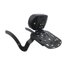 MotoCare CNC Carrier Plate and Backrest for Royal Enfield Super Meteor 650

