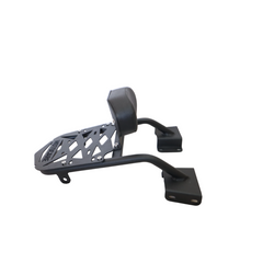MotoCare CNC carrier plate with backrest for Honda CB200X
