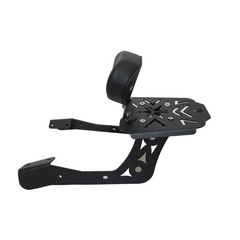 Motocare CNC backrest carrier with luggage plate for Yamaha FZ-X
