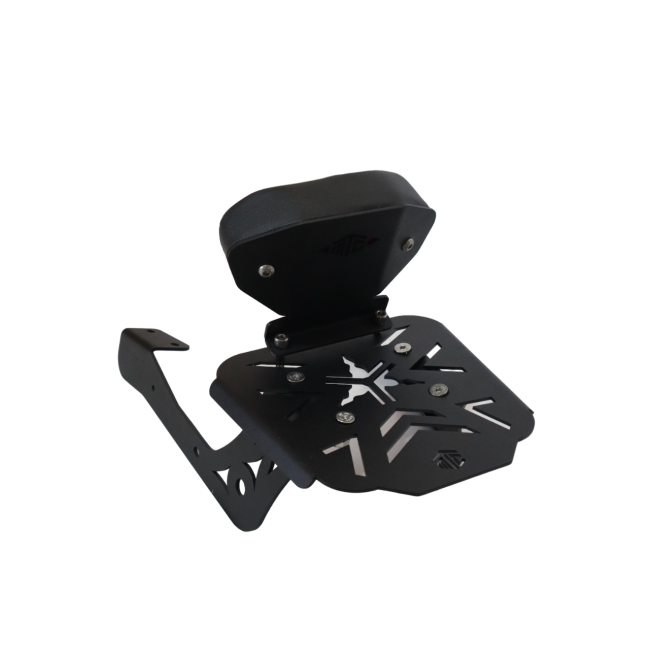 Motocare CNC backrest carrier with luggage plate for Yamaha FZ-X
