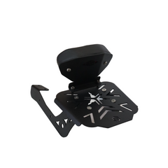 Motocare CNC backrest carrier with luggage plate for Yamaha FZ-X
