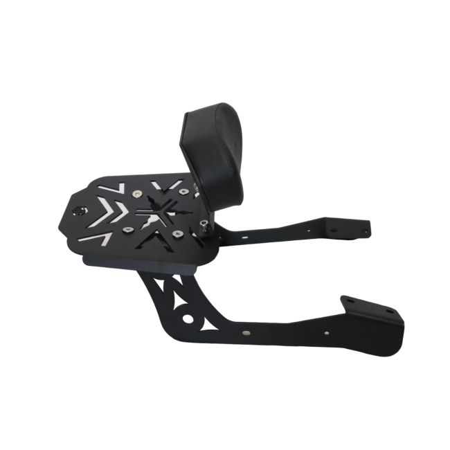 Motocare CNC backrest carrier with luggage plate for Yamaha FZ-X
