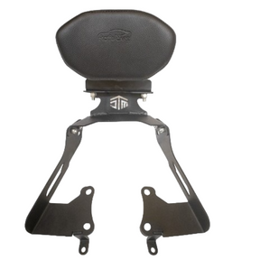 MotoCare backrest installed on Honda CB200X