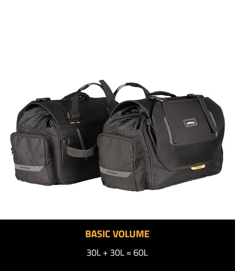 CRAMSTER Stallion 60L stormproof motorcycle saddlebags