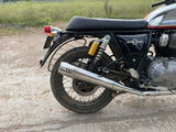 KP Racing BASSMASTER GT650 stainless steel exhaust polished finish side view