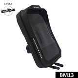 BOBO BM13 waterproof zip box phone holder mounted on motorcycle or bicycle handlebar
