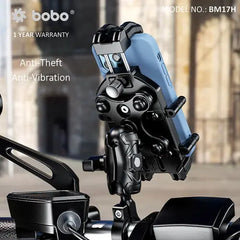 BOBO BM17 Anti-Vibration Bike / Cycle Phone Holder Motorcycle Mobile Mount