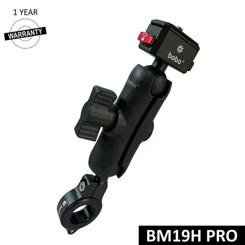 BOBO BM19H PRO 360 degree camera mount motorcycle handlebar action camera holder bike gopro insta360 mount