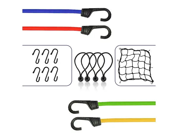 Bungee Cord - Set Of 15 - Mix