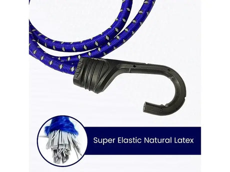 Reflecting Bungee Cord (42Inch)- Set Of 2 - Blue