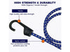 Reflecting Bungee Cord (42Inch)- Set Of 2 - Blue