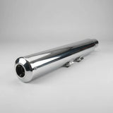 Barrel Exhaust-35 Bass Master exhaust for Royal Enfield Meteor 350 Classic 350 Reborn Goan Classic available in black and silver