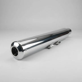 Barrel Exhaust-35 Bass Master exhaust for Royal Enfield Meteor 350 Classic 350 Reborn Goan Classic available in black and silver