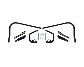 Barkbusters BHG-133 black aluminium two-point handguard mounting kit with amber sequential LED indicators for BMW R 1300 GS and R 1300 GS Adventure