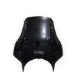 MotoCare black polycarbonate visor for Royal Enfield Hunter 350