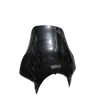 MotoCare black polycarbonate visor for Royal Enfield Hunter 350