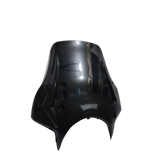 MotoCare black polycarbonate visor for Royal Enfield Hunter 350