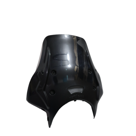 MotoCare black polycarbonate visor for Royal Enfield Hunter 350