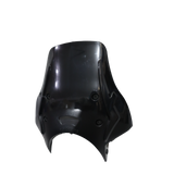 MotoCare black polycarbonate visor for Royal Enfield Hunter 350