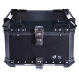 LGP 55L black top box refrigerator with aluminum body and backrest


